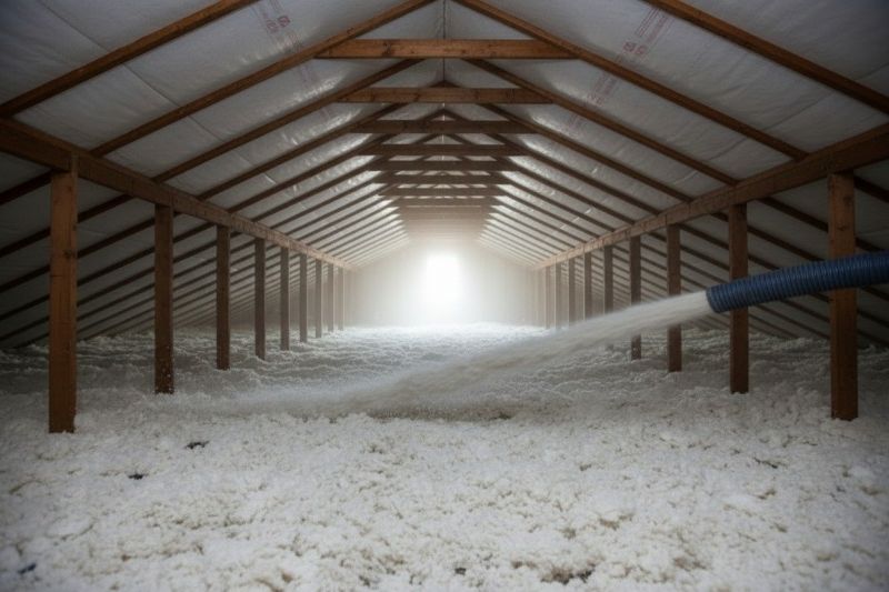 Blown Insulation Installation in Georgetown, TX