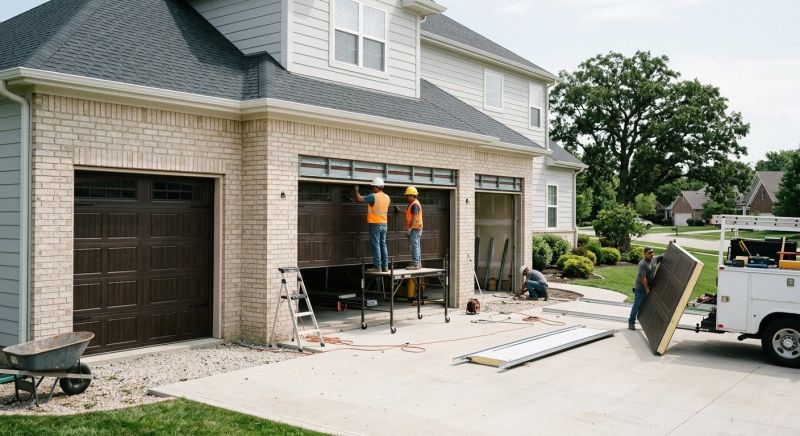 Four Car Garage Installation in Katy, TX