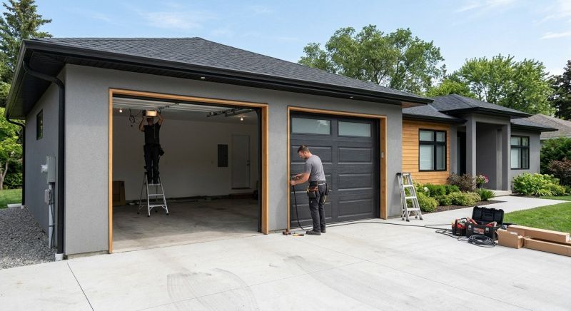 Three Car Garage Installation in Houston, TX