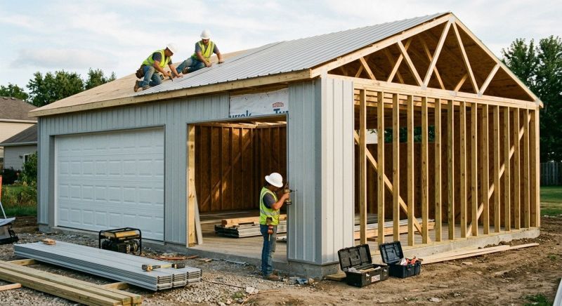 Garage Construction in South Houston, TX