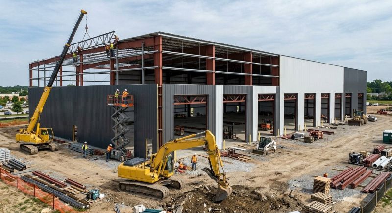 Warehouse Garage Construction in Summerville, SC